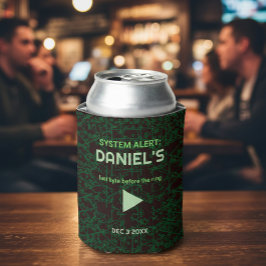 Systemalarm Junggesellenabschied-Hacker-Party-Dose Dosenkühler