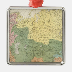 Systeme Asiens, Europa-Fluss Silbernes Ornament