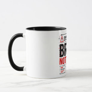 Systemfehler Gehirn nicht gefunden Tasse