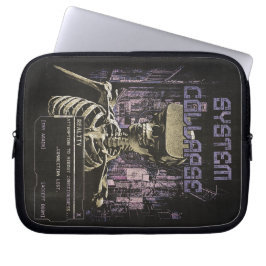 Systemkollaps - Techno-Dystopian Streetwear Laptopschutzhülle