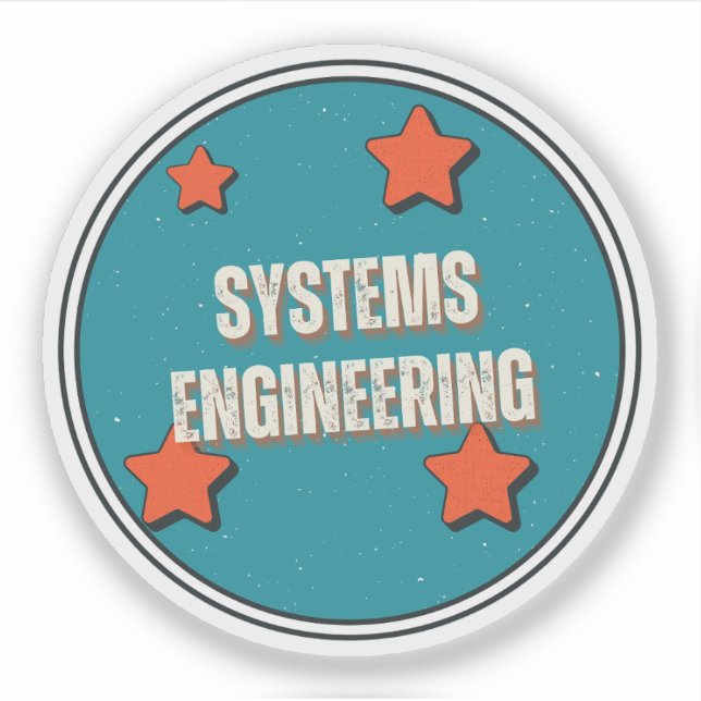 Systemtechnik Aufkleber (Vorderseite)