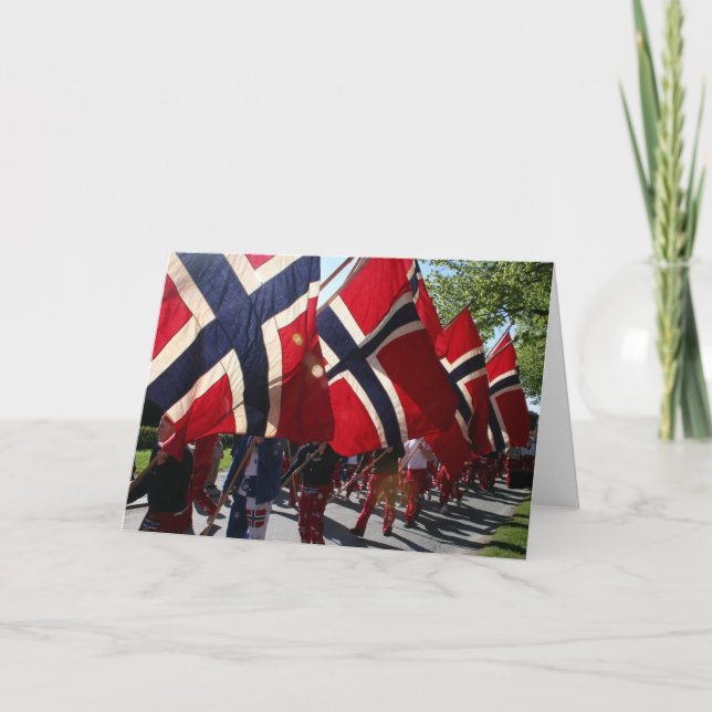 Syttende MAI-Parade Karte (Vorderseite)