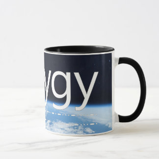 "Syzygy" Entwurf (1) auf Tasse des Weckers 15oz