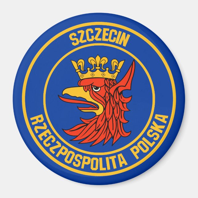 Szczecin RundEmblem Magnet (Vorne)