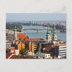 Szechenyi Chain Bridge, Budapest, Ungarn Postkarte