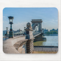 Szechenyi Chain Bridge in Budapest, Ungarn