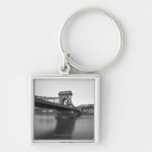 Szechenyi Kettenbrücke und Donau Schlüsselanhänger