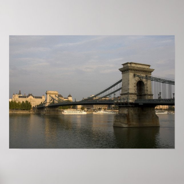 Szechenyi lanchid Szechenyi Kettenbrücke), 2 Poster (Vorne)