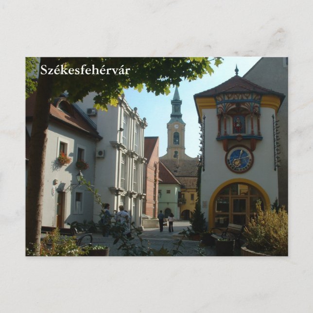 Székesfehérvár - Ungarn Postkarte (Vorderseite)