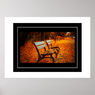 Szenario des Herbstfalls Poster