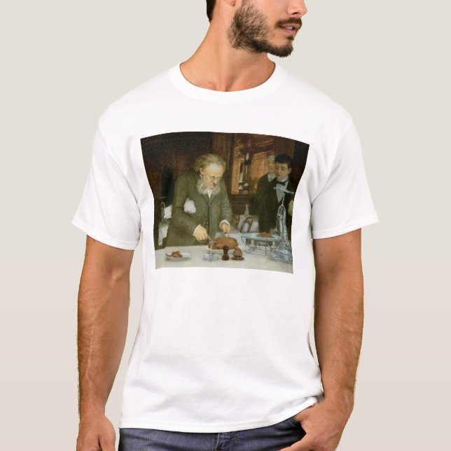 Szene am La-Ausflug-d'Argent Restaurant T-Shirt (Vorderseite)