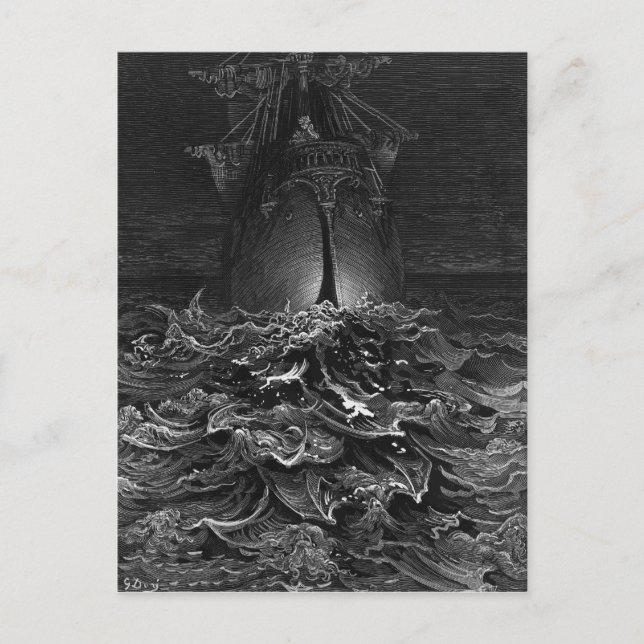 Szene aus "Das Regime des alten Mariners" 2 Postkarte (Vorderseite)