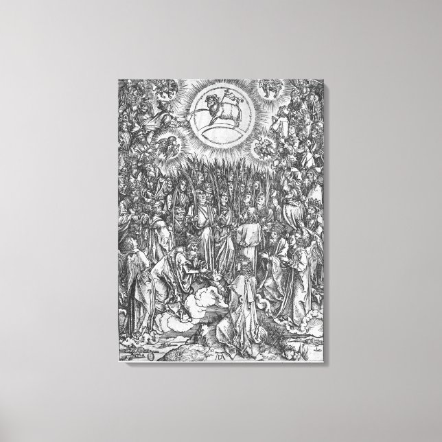 Szene aus der Apokalypse, Bewunderung der Leinwanddruck (Vorderseite)