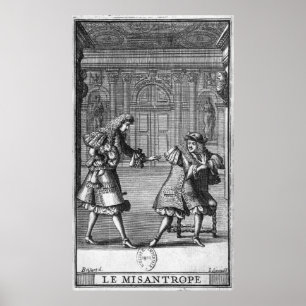 Szene aus 'Le Misanthrope' Poster