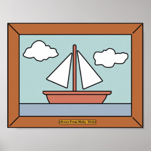 Szene aus MobyDick Poster