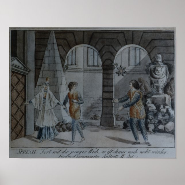 Szene aus "The Magic Flute" Poster (Vorne)