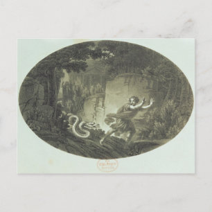 Szene aus "The Magic Flute" von Mozart Postkarte