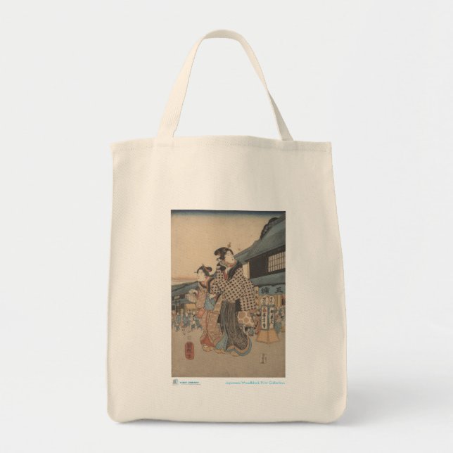 Szene außerhalb der Tokyo-Drugstore-Taschen-Tasche Tragetasche (Vorne)