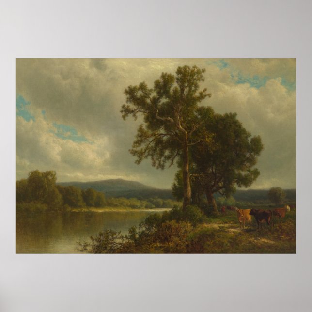Szene bei Napanoch 1883 Poster (Vorne)