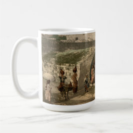Szene der Bibel am Brunnen Mariens Kaffeetasse