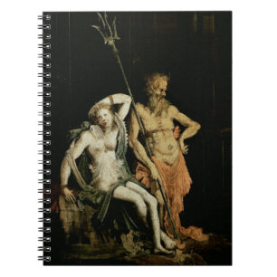 Szene der Hölle: Detail, das Hades und Persephone Notizblock