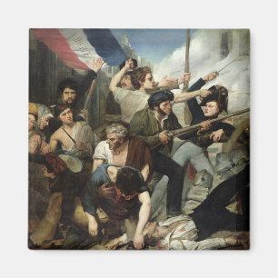 Szene der Revolution 1830 Magnet