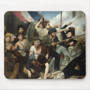 Szene der Revolution 1830 Mousepad