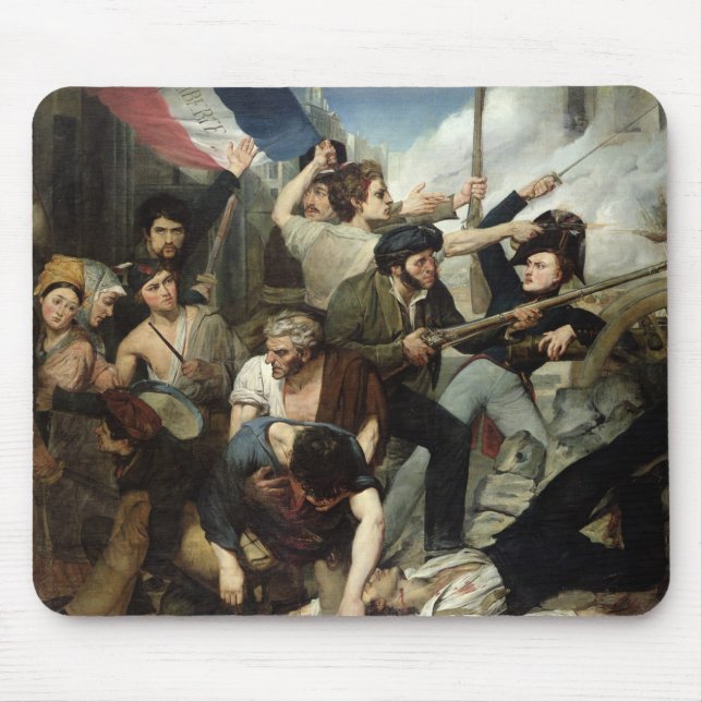Szene der Revolution 1830 Mousepad (Vorne)