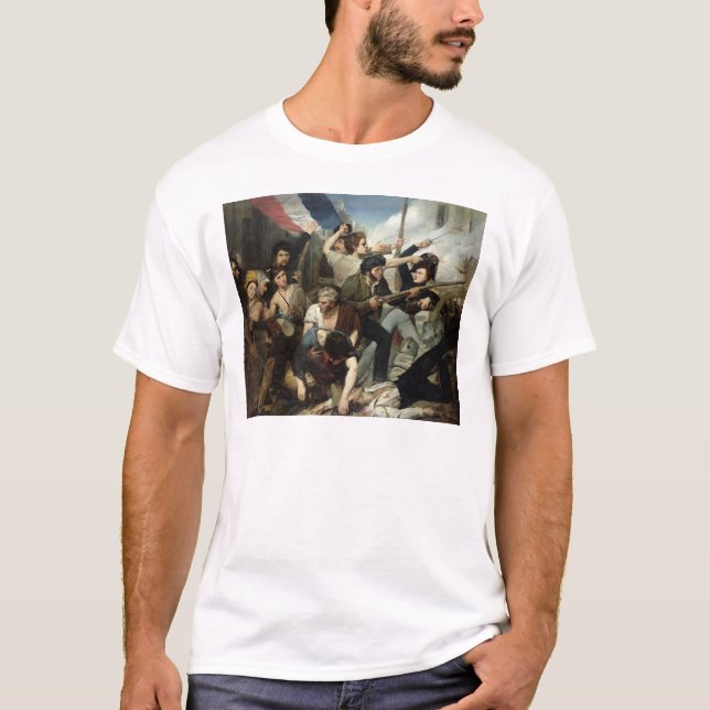 Szene der Revolution 1830 T-Shirt (Vorderseite)