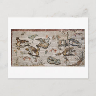 Szene der Wasservögel auf dem Nil, Haus von Faun Postkarte