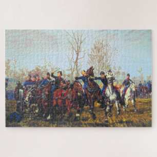 Szene einer Schlacht im Bürgerkrieg 1887 William T