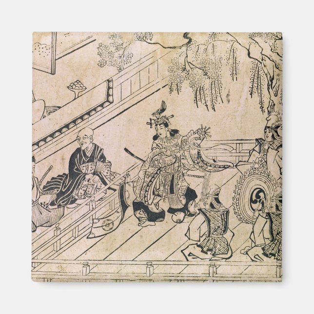 Szene eines heiligen Tanzes Magnet (Vorne)