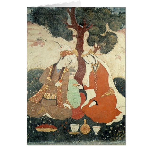 Szene galante von der Ära von Shah Abbas I (Vorne)