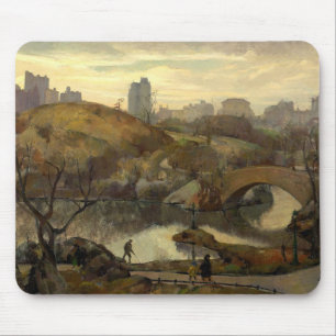 Szene im Central Park (New York City, NY, USA) Mousepad