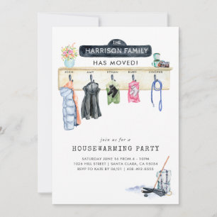 Szene im Schmutzraum   Einweihungsparty-Einladung