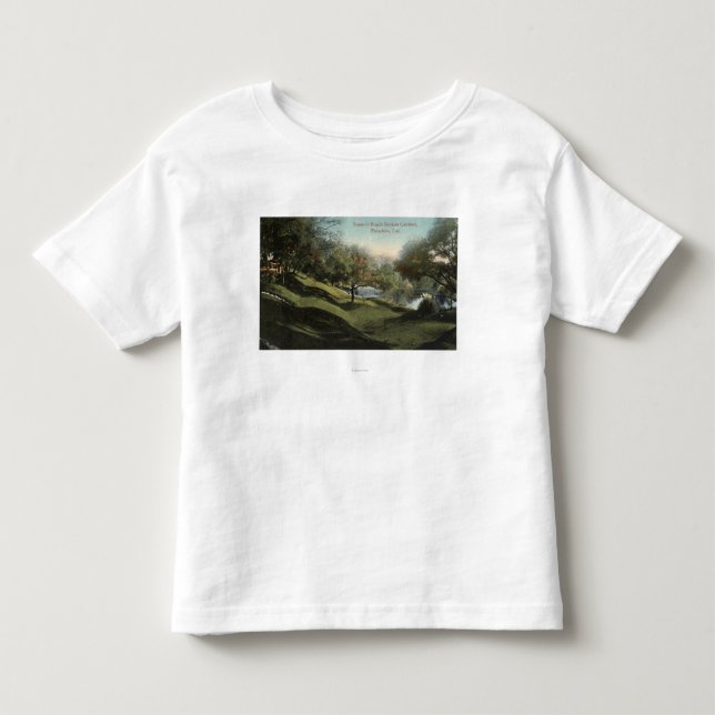 Szene in Busch versunkenen Gärten Kleinkind T-shirt (Vorderseite)