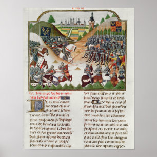 Szene Kampfes f.183 Franc 2691, durch Jehan Poster