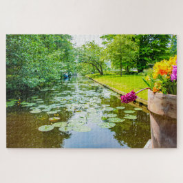 Szene mit Wasser und Wasserlilien, Niederlande