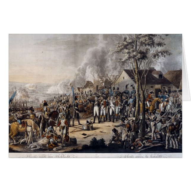 Szene nach dem Kampf von Waterloo (Vorderseite (Horizontal))