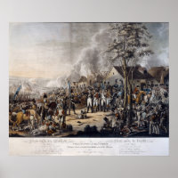 Szene nach der Schlacht von Waterloo