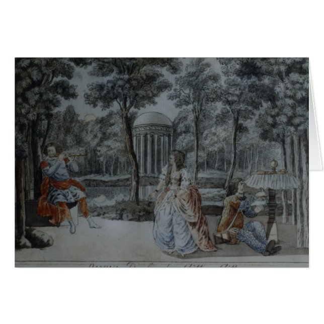 Szene 'vom magischen Flute (Vorderseite (Horizontal))