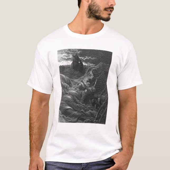 Szene 'vom Raureif des alten Mariner T-Shirt (Vorderseite)