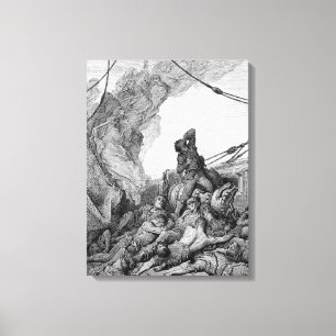 Szene "vom Raureif des alten Seemannes" 2 Leinwanddruck