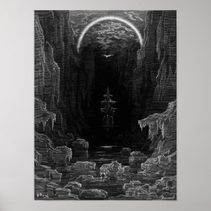 Szene "vom Raureif des alten Seemannes" 2 Poster