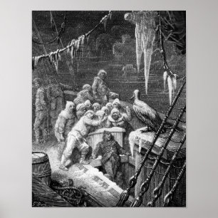 Szene "vom Raureif des alten Seemannes" 3 Poster