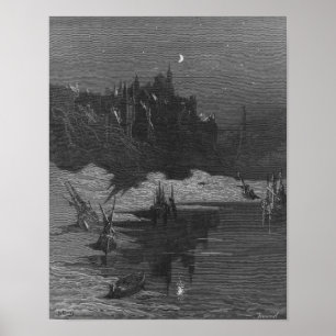 Szene "vom Raureif des alten Seemannes" 4 Poster