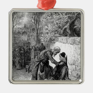 Szene "vom Raureif des alten Seemannes", Ornament Aus Metall