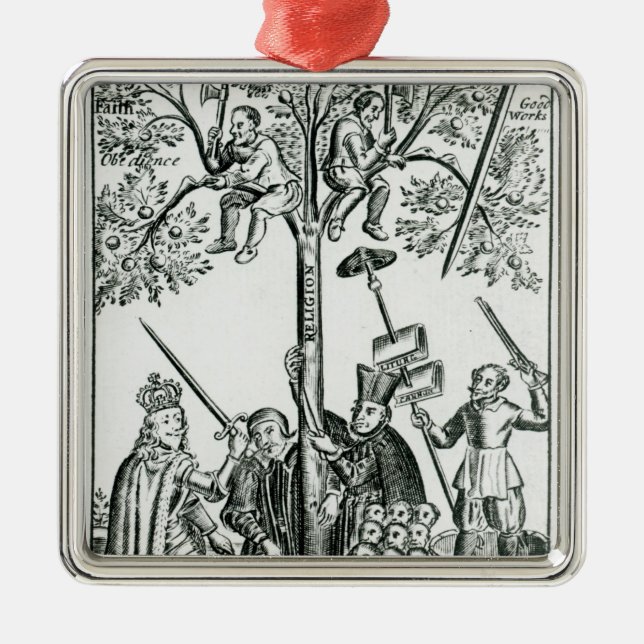 Szene 'von den Orakeln des Schäfers Ornament Aus Metall (Vorne)