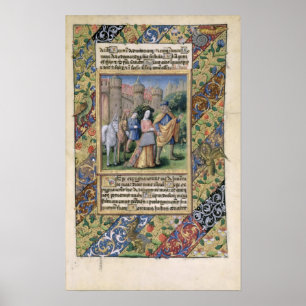 Szene von den 'Stunden von Louis d'Orleans Poster