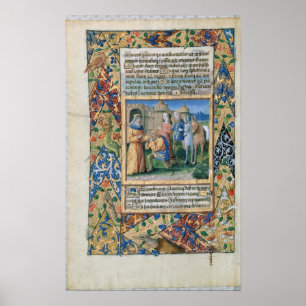 Szene von den 'Stunden von Louis d'Orleans Poster